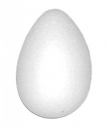 HUEVOS POREX O CORCHO BLANCO 10x7 cm 5 UNIDADES