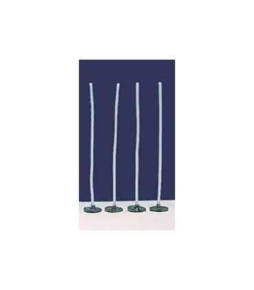 MECHA ENCERADA Y CON OJAL 18CM. 10 UNIDADES