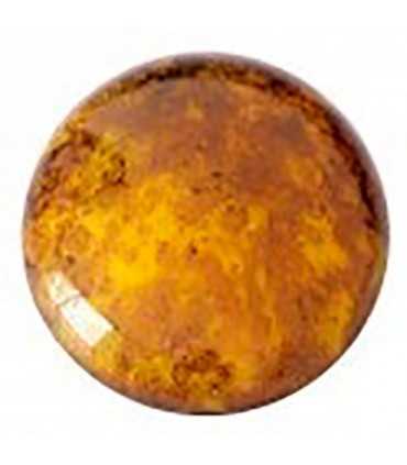 CABOCHON OPAQUE JONQUIL BRONZE 83120-15496 25 MM