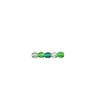 BOLAS CRISTAL BOHEMIA 10 MM MIX COLOR 50 UNIDADES