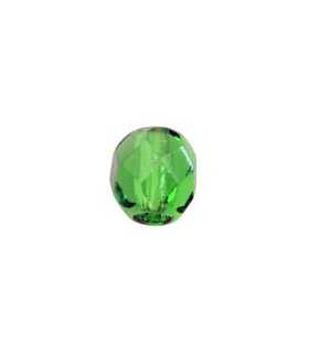 BOLA FACETADA DE CRISTAL CHECO 8 MM TRANSPARENTE