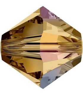 TUPI CRISTAL SWAROVSKI COLORES AB 4 mm 50 UNID.