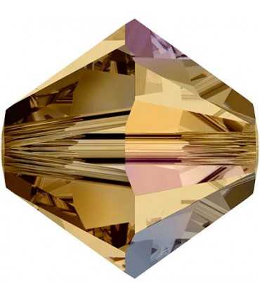 TUPI CRISTAL SWAROVSKI COLORES AB 4 mm 50 UNID.