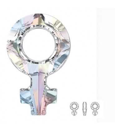 FEMALE SYMBOL CRISTALES SWAROVSKI 30x19 VER COLOR