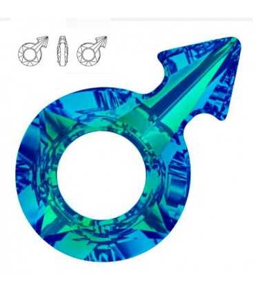 MALE SYMBOL CRISTALES SWAROVSKI 30x19 VER COLORES