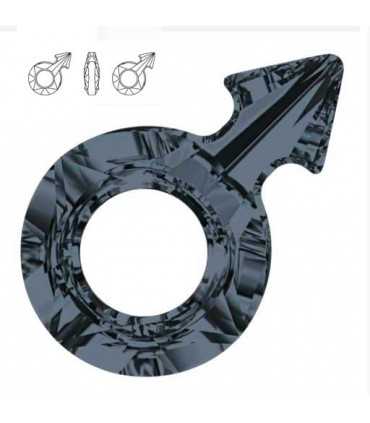 MALE SYMBOL CRISTALES SWAROVSKI 30x19 VER COLORES