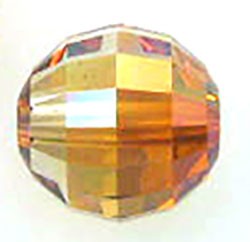 BOLA CHESSBOARD SWAROVSKI 8 MM 2 UNIDADES : color:Crystal Copper