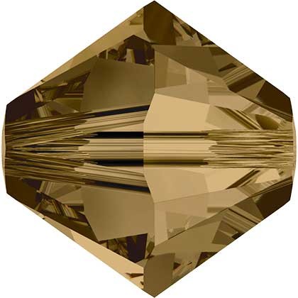 TUPI SWAROVSKI  CRYSTAL+EFECTO 4 mm 50 UNIDADES : color:Crystal Bronze Shade