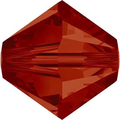 TUPI SWAROVSKI  CRYSTAL+EFECTO 4 mm 50 UNIDADES : color:Crystal Red Magma