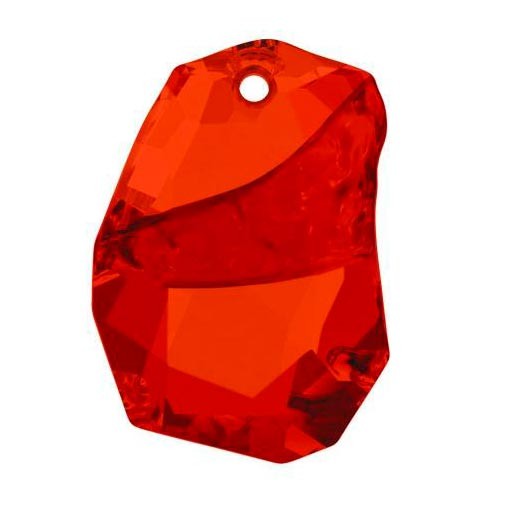 DIVINE ROCK PENDANT CRISTAL SWAROVSKI 19 MM 1 UD : color:Crystal Red Magma