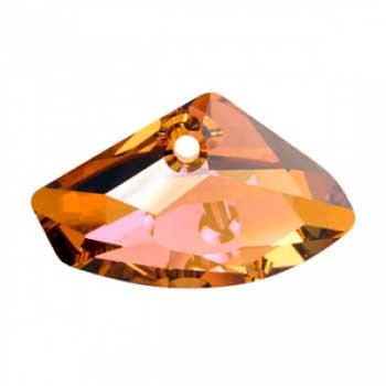 COLGANTE GALACTIC SWAROVSKI HORIZ. 23x39 MM 1 UD : color:Crystal Copper