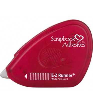 E-Z RUNNER ADHESIVO PERMANENTE BLANCO 10 METROS