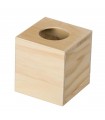 Caja pañuelos de madera Artemio 14x13x13 CM