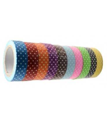 FABRIC TAPE ECO PUNTOS 10 UD x 4 METROS 15 MM