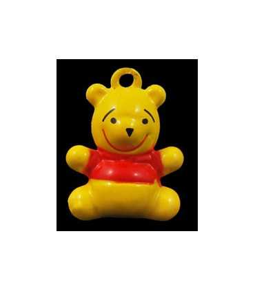 CASCABEL OSITO 23x18x10 MM INTERIOR ANILLA 2 MM