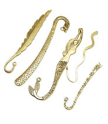 LOTE AHORRO 450-500  GR MARCAPÁGINAS DORADO ANT.