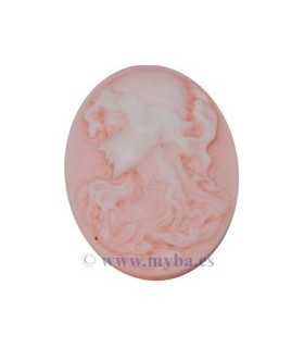 CAMAFEO DE RESINA LADY OVAL 24x18x5 MM 3 UD