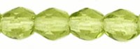 BOLA FACETADA CRISTAL CHECO BÁSICOS  3 MM 86 UD : CRISTAL CHECO:50230 OLIVINE