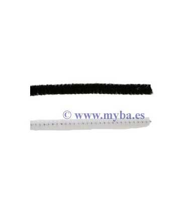 LIMPIA PIPAS 6 MM x 50 CM  MIX BLANCO Y NEGRO 9 UD