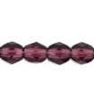 BOLA FACETADA CRISTAL CHECO TRANSPAR.  4 MM 100 UD
