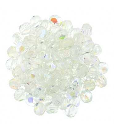 BOLA FACETADA CRISTAL CHECO COLOR+AB  4 MM 65 UD