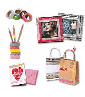 WASHI TAPE FOLIA PUNTOS NEGROS 15mmx10 METROS