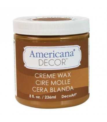 AMERICANA DECOR CERA EN CREMA MARRÓN DORADO 236 ML