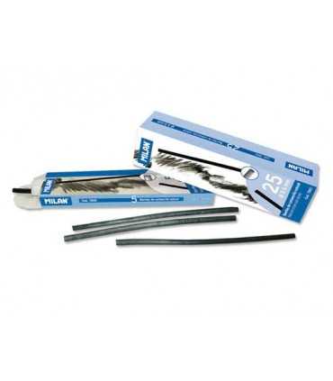 CARBONCILLO NATURAL 3-5mm. 5 BARRITAS EN CAJA