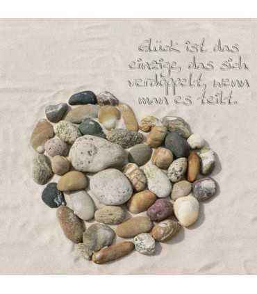 SERVILLETAS AMBIENTE 33x33cm 20 UD PIEDRAS PLAYA