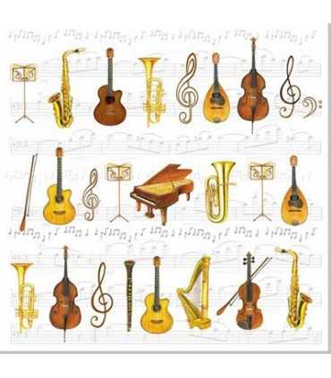 SERVILLETAS AMBIENTE 33x33cm 20 UD ORQUESTA
