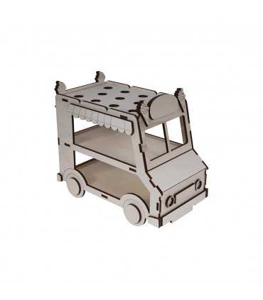 KIT EXPOSITOR FURGONETA MESAS DULCES CHOPO 37x32
