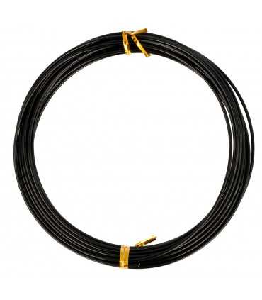 HILO ALUMINIO 1,5 MM x 5 METROS NEGRO