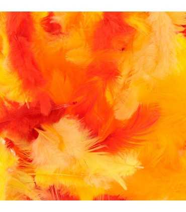 PLUMAS COLORES ARTEMIO MIX AMARILLO 10 GRAMOS