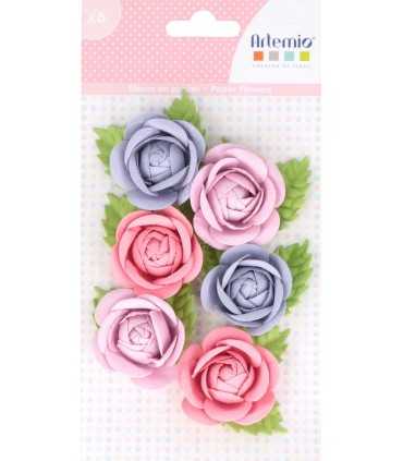 FLORES DE PAPEL ARTEMIO LOVELY SWAN 6 UNIDADES