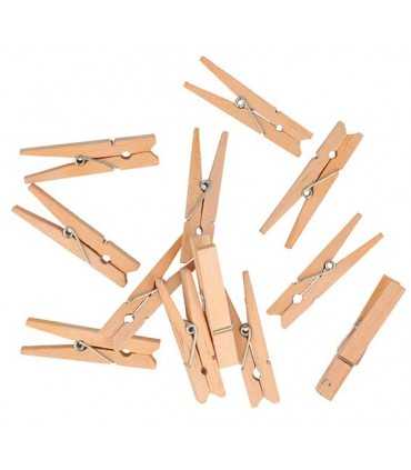 PINZAS MADERA ARTEMIO 48x7 MM 48 UNIDADES