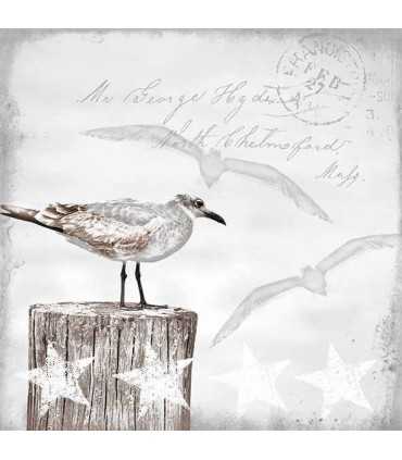 SERVILLETAS AMBIENTE 20 UD GAVIOTAS