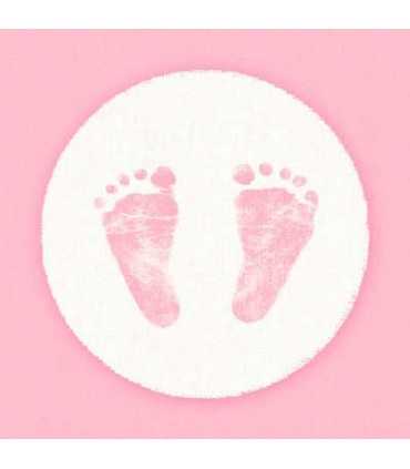 Servilletas ambiente 33x33cm 20 ud huellas bebé