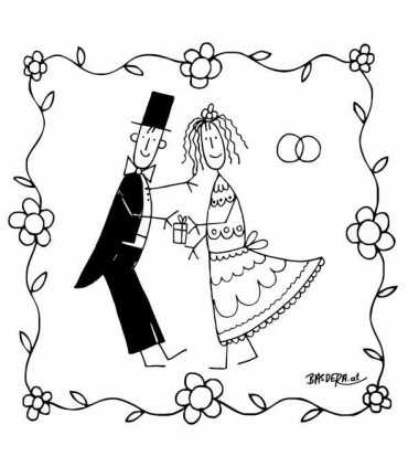 SERVILLETAS AMBIENTE 20 UD FELIZ BODA