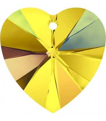 CORAZÓN CRISTAL SWAROVSKI 6228 DE 10 MM. EFECTO AB
