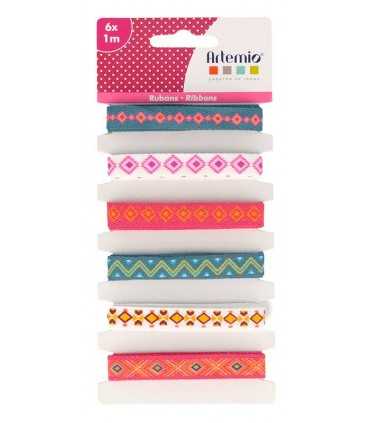 SET CINTAS ESTAMPADA ALPACA LLAMA 10 MMx1 M x 6 UD