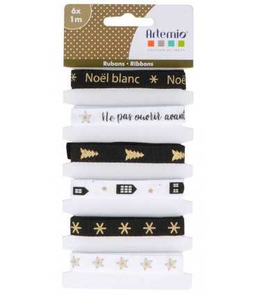 SET CINTAS ESTAMPADA GOLDEN DEER 10 MMx1 M x 6 UD