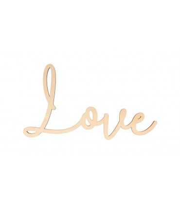 LOVE MADERA 30x16 CM 5 MM GROSOR