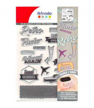 SELLOS TRANSPARENTES ARTEMIO RETRO