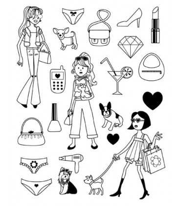 SELLOS TRANSPARENTES ARTEMIO GIRLY CHICAS