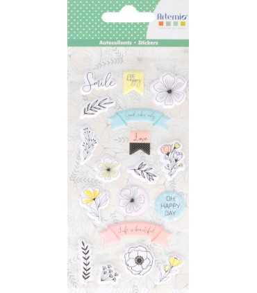 PEGATINAS PUFFY ARTEMIO GOOD VIBES 18 UD