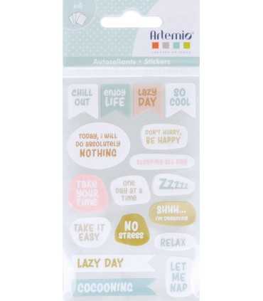 PEGATINAS ARTEMIO NO STRESS 17 UD X 4 HOJAS