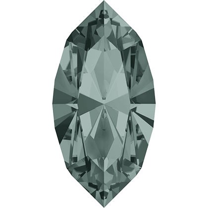 NAVETTE CRISTAL SWAROVSKI 10 x 5 mm 5 UNIDADES : color:Black Diamond