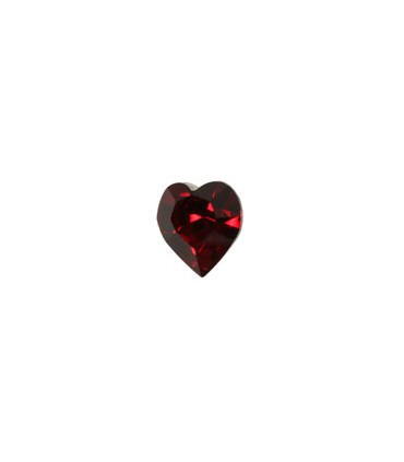 CABUCHÓN CORAZÓN SWAROVSKI 11x10 MM 2 UNIDADES