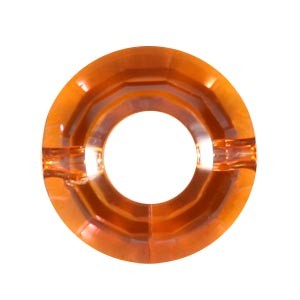 RING BEAD SWAROVSKI 12,5 MM AG. 1 MM 1 UD : color:Crystal Copper