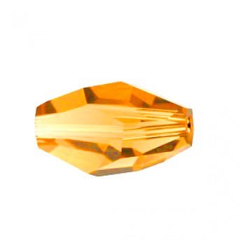 CUENTA POLIGONAL SWAROVSKI 5203 12 x 8 MM : color:Crystal Copper, Unidades:Envase 5 Unidades